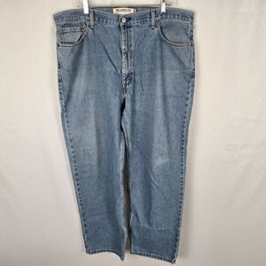 Levi's 550 Jeans Men's 42 x 31 (tag 42 x 32) Blue Light Wash Relaxed Fit Cotton